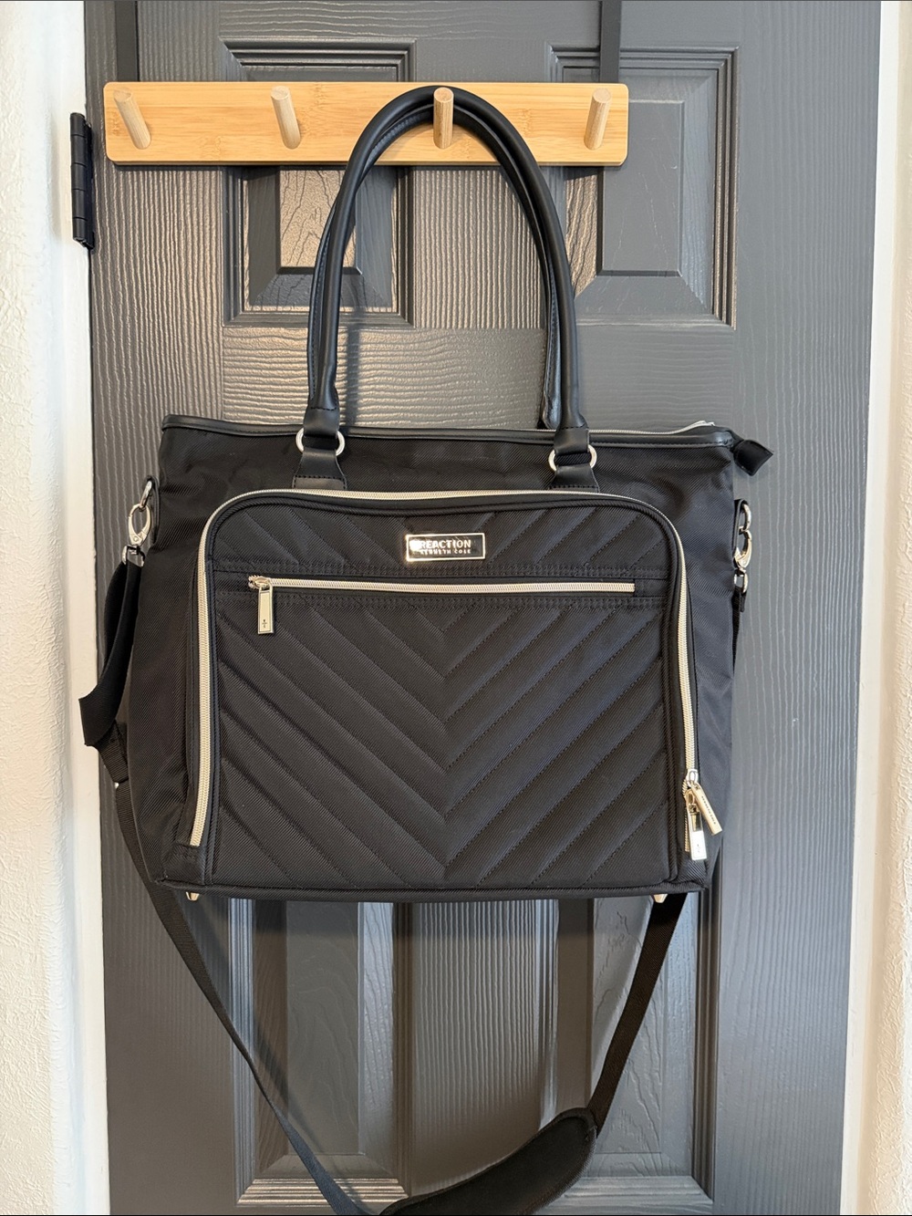 Kenneth Cole Reaction Chelsea Chevron Laptop Tote